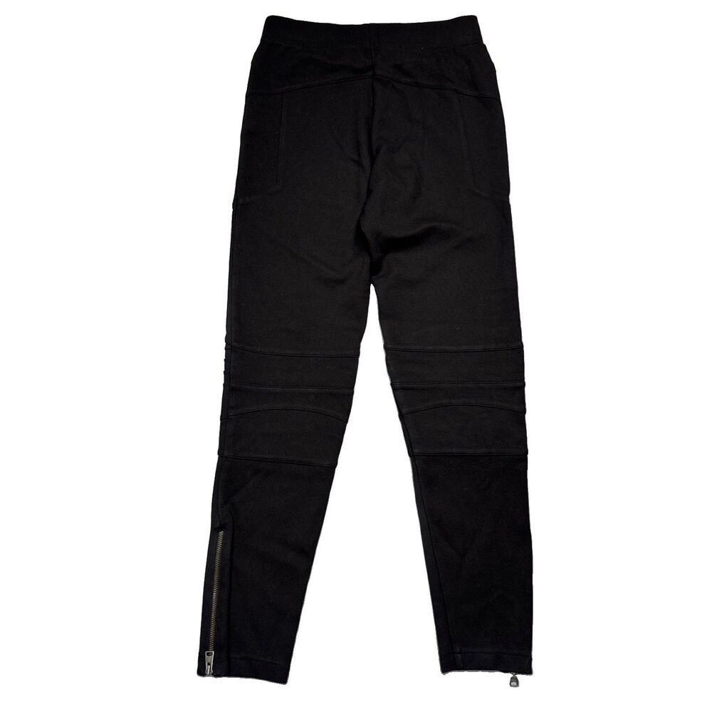 AllSaints Black Moto Zip Ankle Tyne Leggings Edgy Womens - Size XS (22x25.5) - Picture 2 of 10
